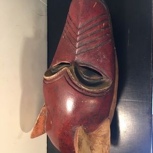 Wooden Fox Mask